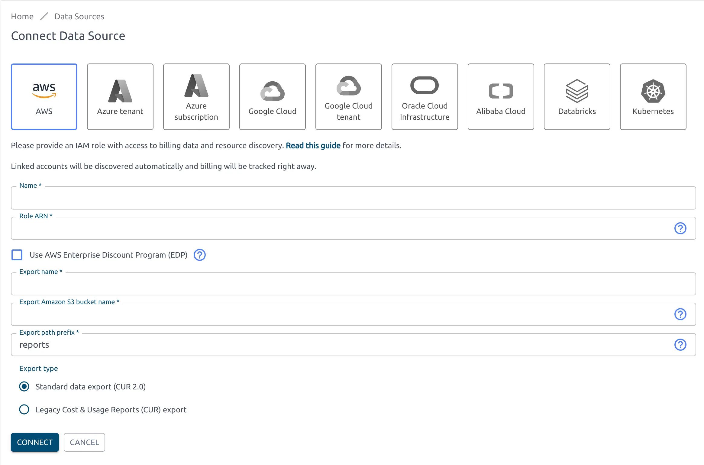 Connect Data Source