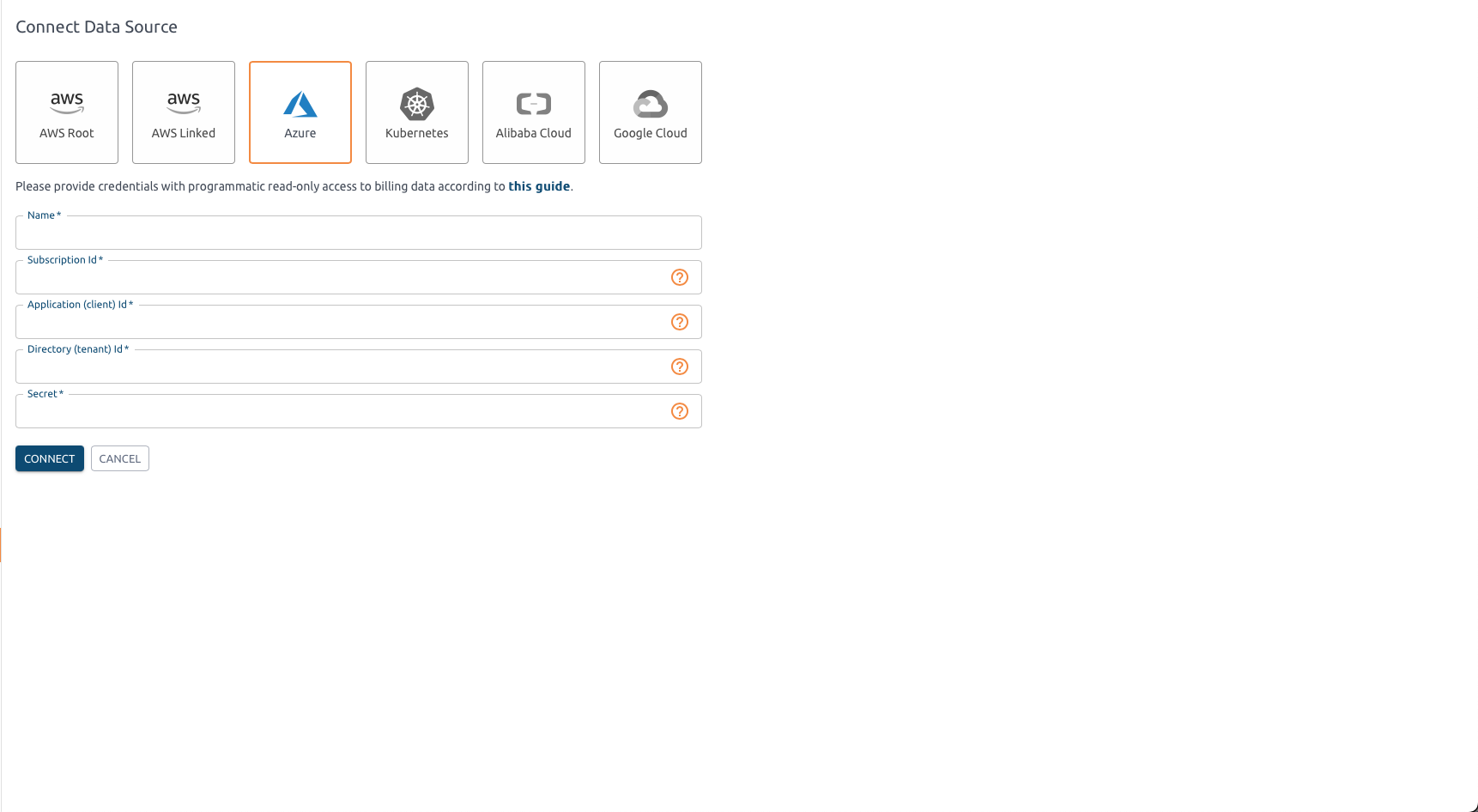 Connect Azure Account